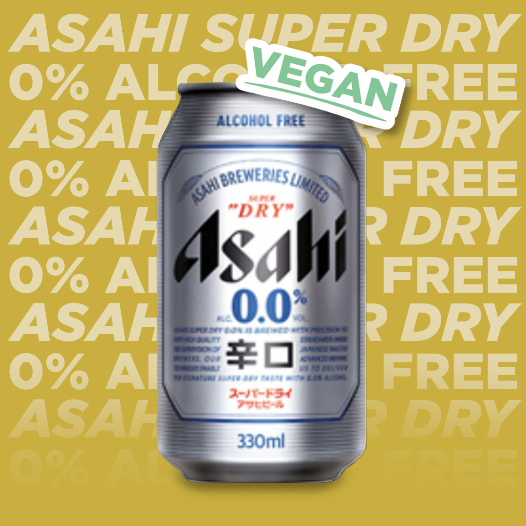 Asahi Super Dry 0% ABV  VEGAN